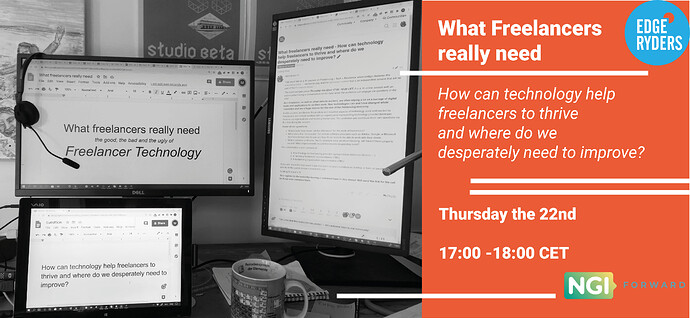 freelancer tech event flyer