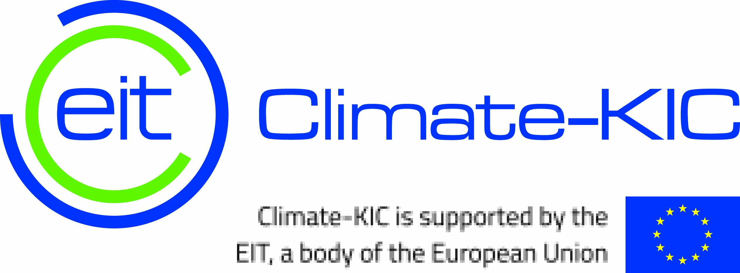 EIT Climate-KIC + EU flag